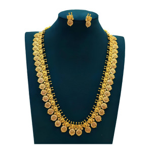 Bottu Mala Long Haram Necklace Set
